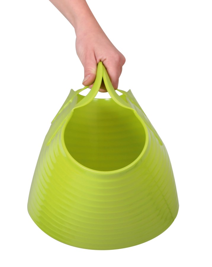 Cubo Flexible Kerbl FlexBag De 28 Litros - Rosa, Con Dos Asas - Ideal Para Alimentar, Transportar O Jardinería
