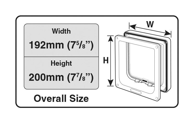 Cat Mate® 4-way Cat Door,P  - Albert Kerbl GmbH