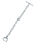 Chain component for tethering calves and young animals