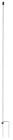 Piquet rechange 90 cm blanc