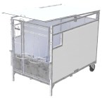 Toit pour case à veau