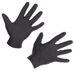 Gants à usage unique en nitrile Sensitive Black