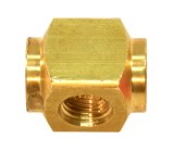Pièce en croix 1/4 "