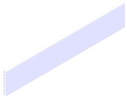 Pannello PVC - 1680 mm