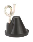 Isolatore di ricambio con occhiello metallico per paletto in acciaio ovale