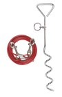 Picchetto a spirale con guinzaglio